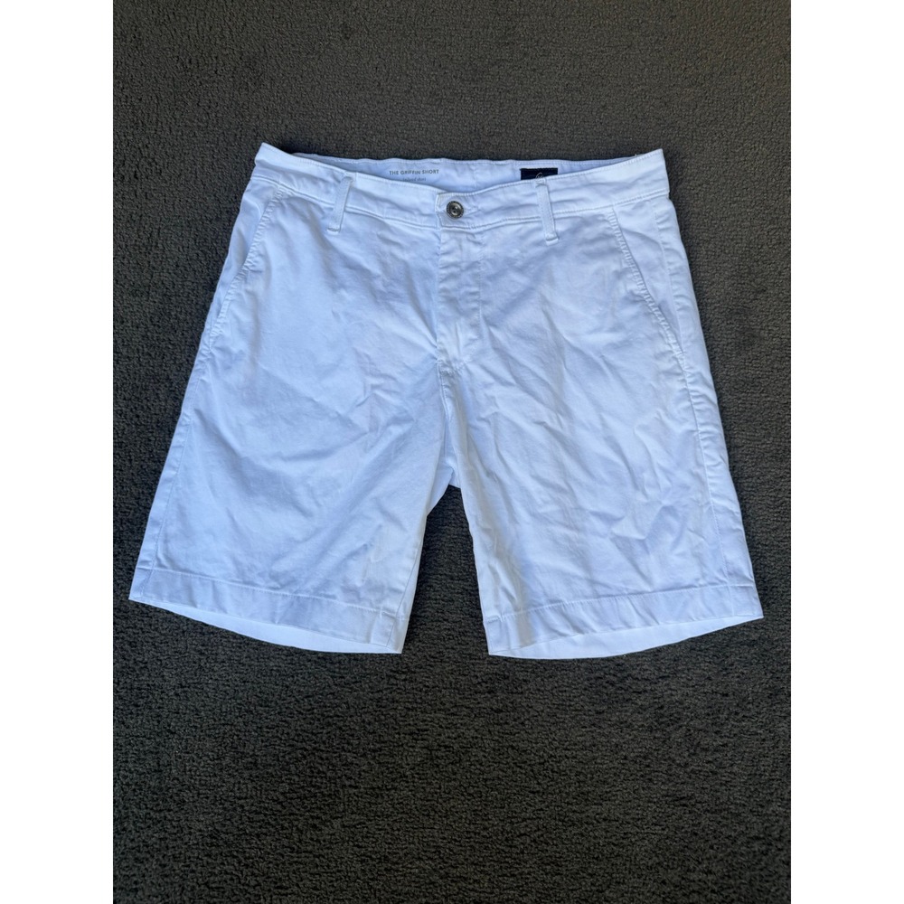 AG Adriano Goldschmied The Griffin Short White Tailored Chino Shorts 30R